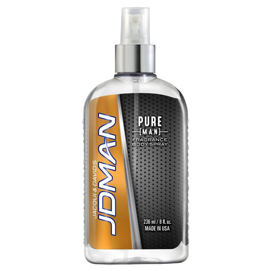 Jacqui & David's JDman Pure Man Fragrance Body Spray - 236 ml