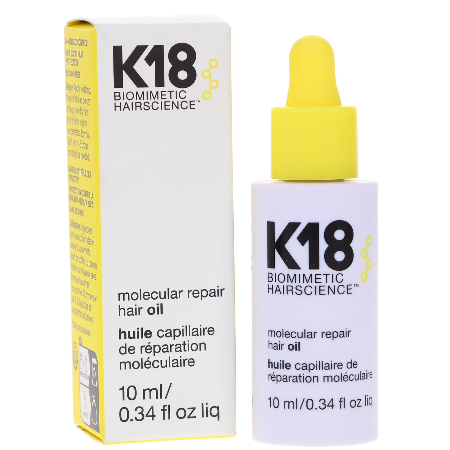 K18 Biomimetic Hairscience Molecular Repair Hair Oil 10ml