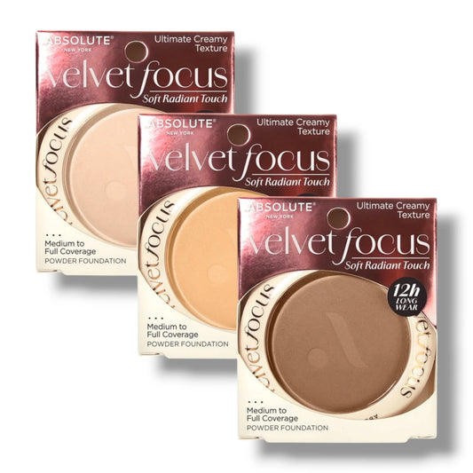 Absolute New York Velvet Focus Soft Radiant Touch Powder Foundation 6g
