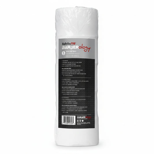 BaBylissPRO Barberology Neck Strip Rolls (Pack de 5 rollos - 500 tiras)