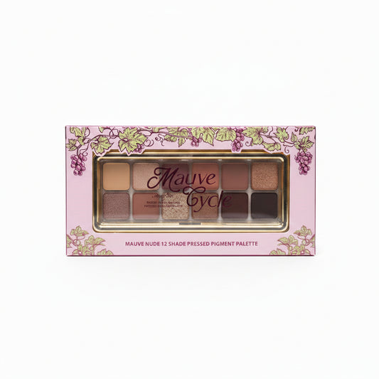 Amor Us Mauve Cycle Pressed Pigment Palette 12 Tonos