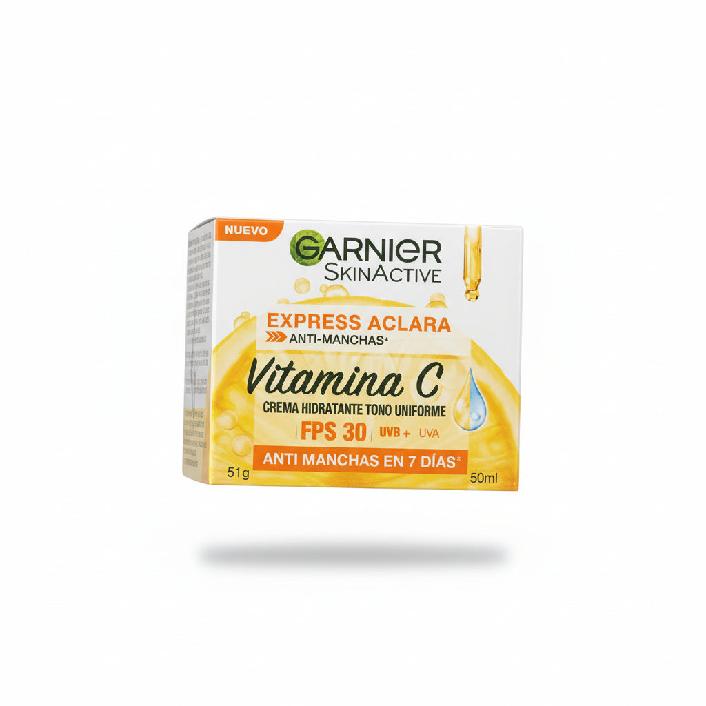 Garnier SkinActive Express Aclara Crema Hidratante Tono Uniforme FPS 30 50 ml
