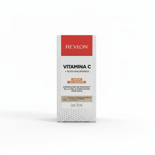 Revlon Serum Facial Aclarante Vitamina C 1 % y Ácido Hialurónico 30 ml
