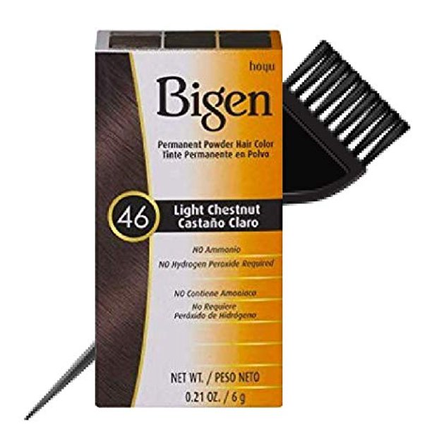 Bigen Permanent Powder Hair Color 46 Light Chestnut 6 g