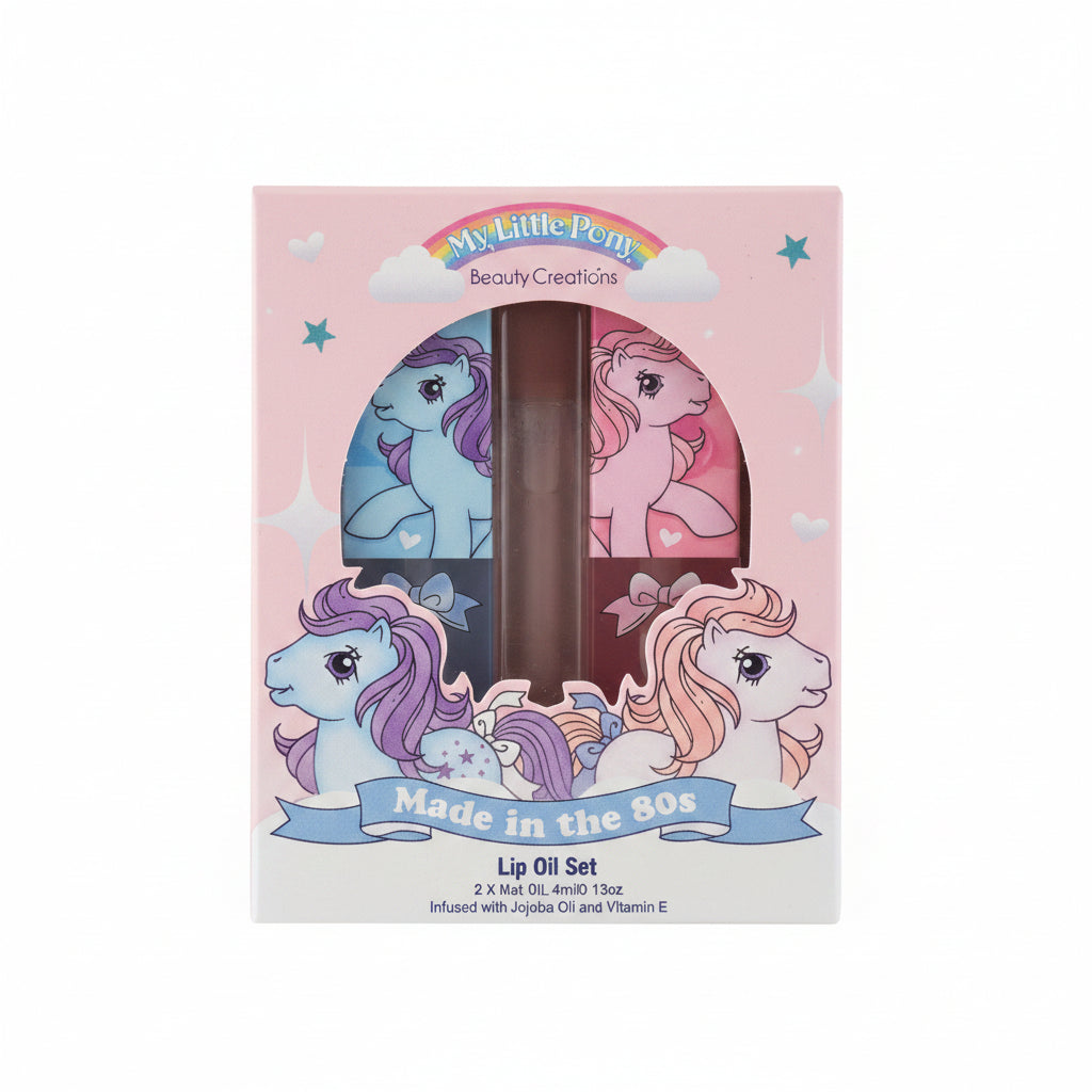 Beauty Creations x My Little Pony Made in the 80s Lip Oil Set 8 ml.