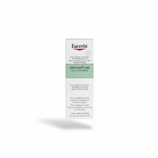 Eucerin DermoPure Oil Control Fluido Facial Hidratante Matificante 50 ml