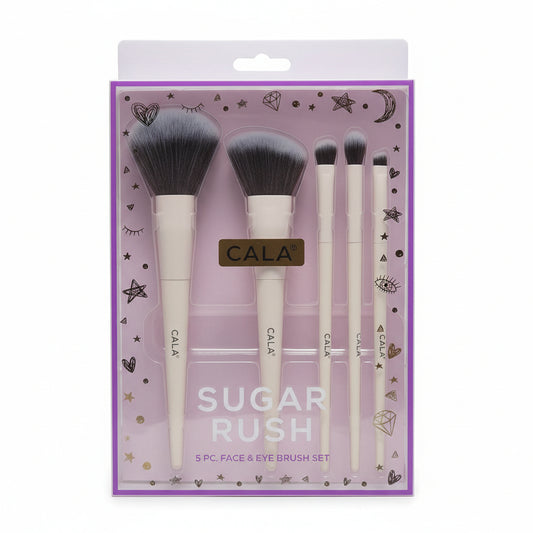 Cala Sugar Rush 5 Pc. Face & Eye Brush Set