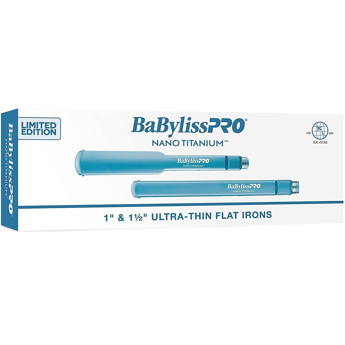 BaBylissPRO® Nano Titanium™ Limited Edition Set: 1" & 1½" Ultra-Thin Straightening Irons (BNTPPC126)