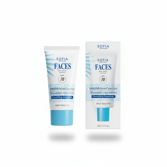 Sofia Professional Faces Matte Mineral Sunscreen SPF 70 60ml