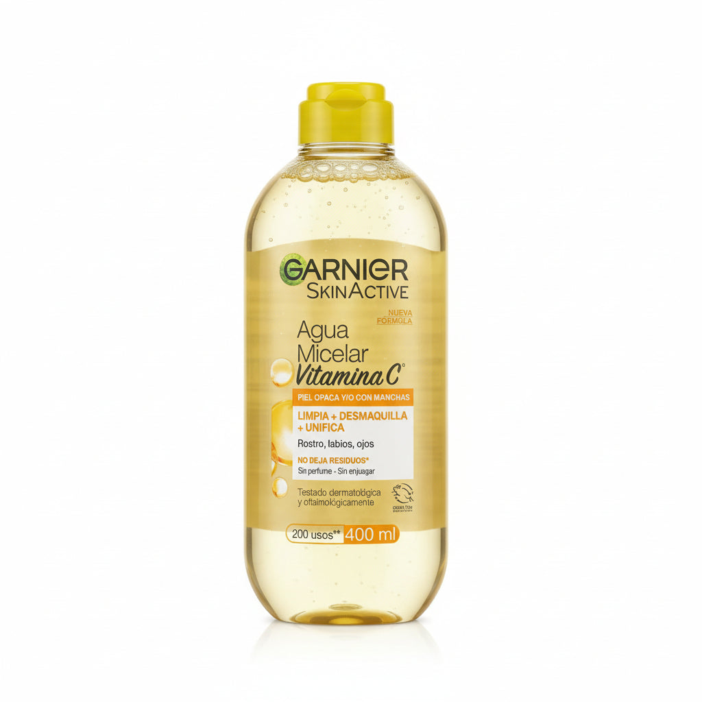 Garnier SkinActive Agua Micelar Express Aclara con Vitamina C 400 ml