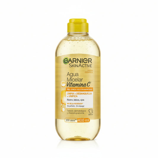 Garnier SkinActive Agua Micelar Express Aclara con Vitamina C 400 ml