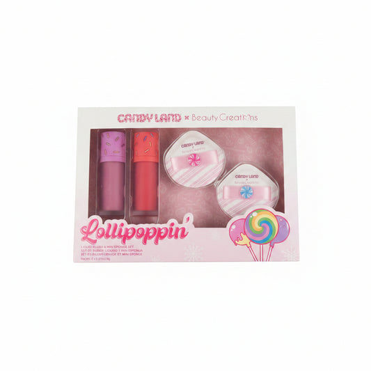 Beauty Creations Candy Land Lollipoppin' Liquid Blush & Mini Sponge Set