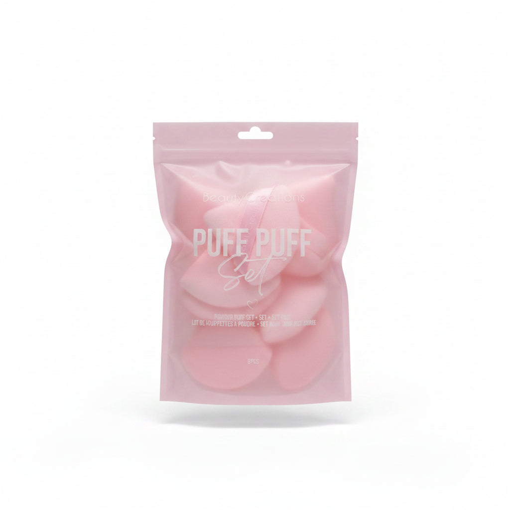 Beauty Creations Puff Puff Set Powder Puff Set 8 pzas
