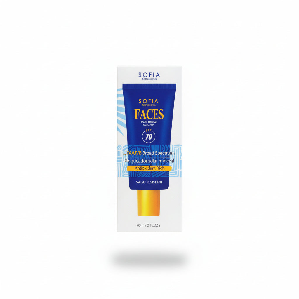 Sofia Professional Faces Matte Mineral Sunscreen SPF 70 60ml