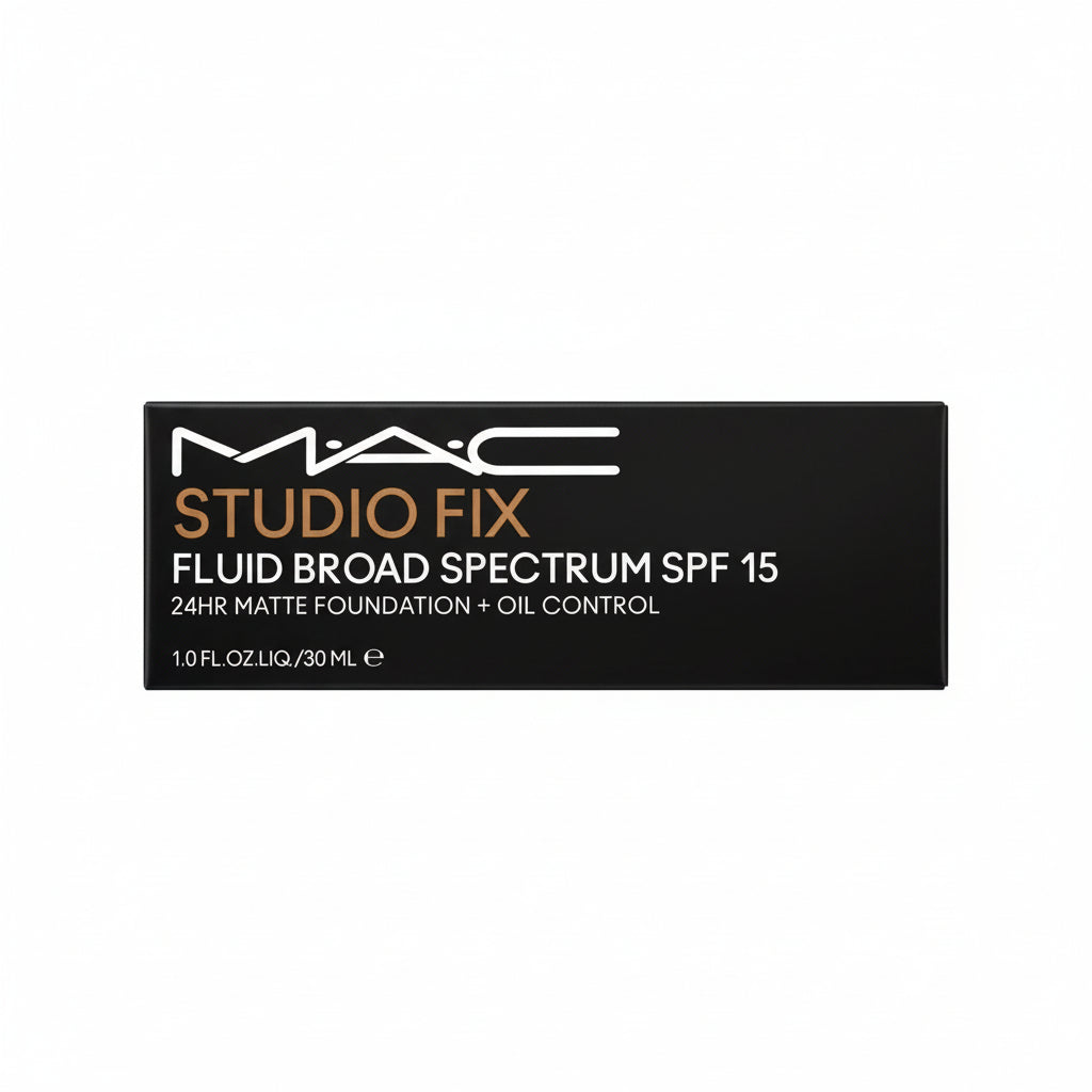MAC Studio Fix Fluid Broad Spectrum SPF 15 24HR Matte Foundation + Oil Control 30 ML e