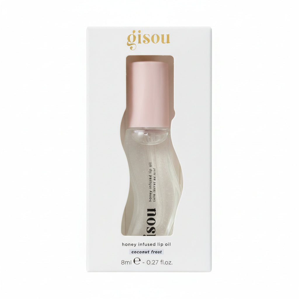 Gisou Honey Infused Lip Oil Coconut Frost 8 ml