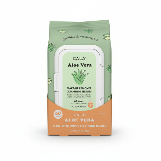 Cala Aloe Vera Make-Up Remover Cleansing Tissues 60 Sheets