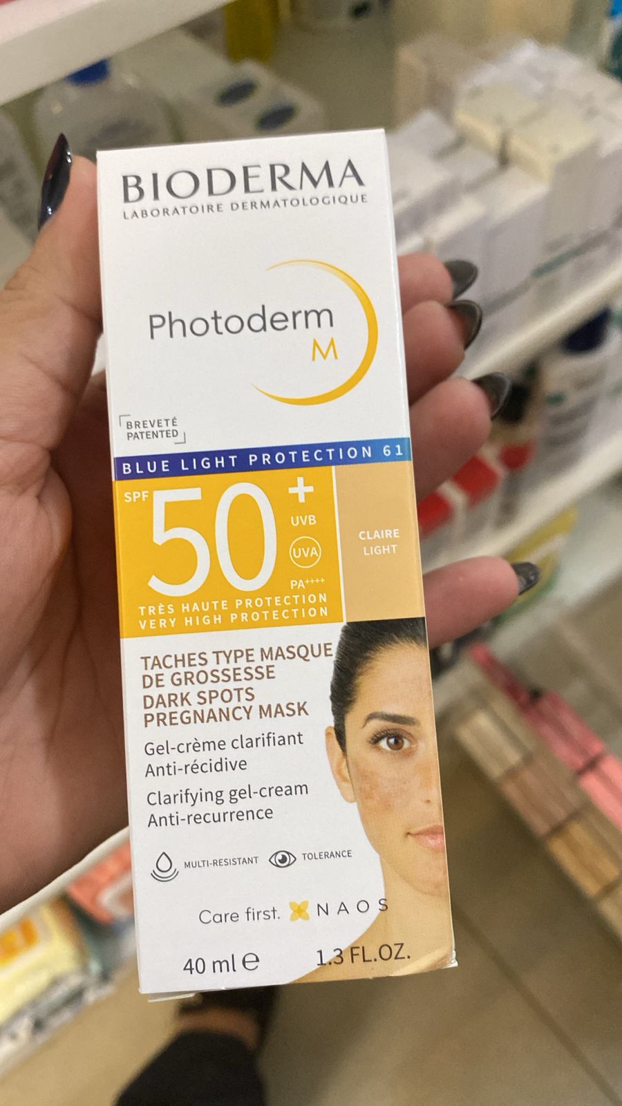 Bioderma Photoderm M SPF 50+ Claire Light 40 ml