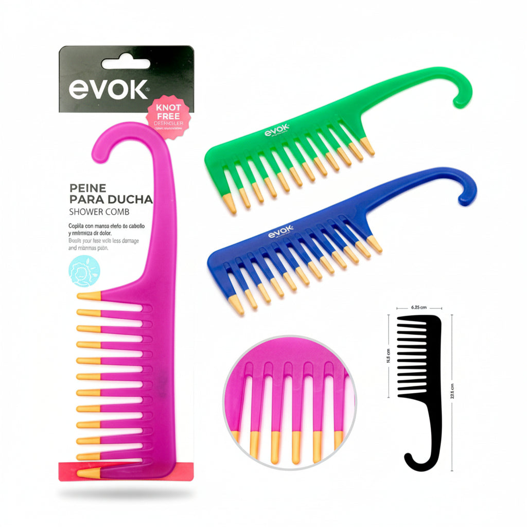 Peine Desenredante para Ducha EVOK