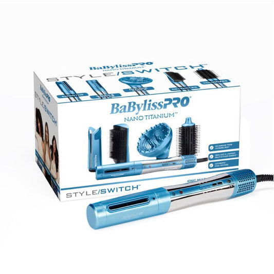 BaBylissPRO® Nano Titanium™ STYLE/SWITCH™ Ionic Multi-Styler & Hair Dryer (BNTSS-5PK)