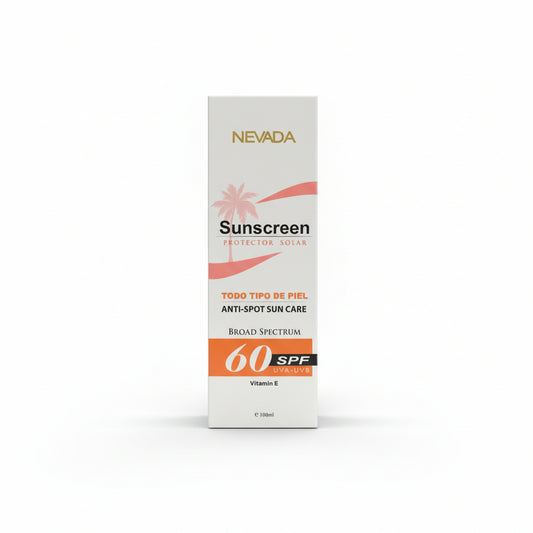 Nevada Sunscreen Anti-Spot Sun Care SPF 60 Vitamin E 100ml