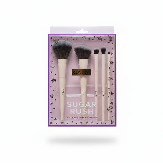 Cala Sugar Rush 5 Pc. Face & Eye Brush Set