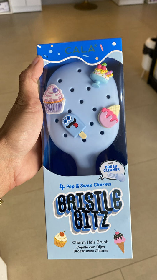 CALA Bristle Bitz Charm Hair Brush (Cepillo con dijes personalizables)