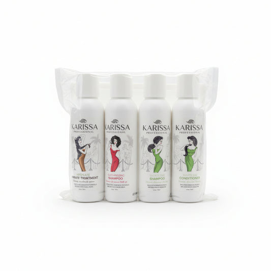 karissa kit de keratina 4 oz cabello rubio blueberry 4pzs