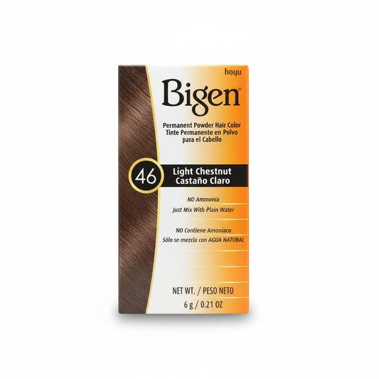 Bigen Permanent Powder Hair Color 46 Light Chestnut 6 g