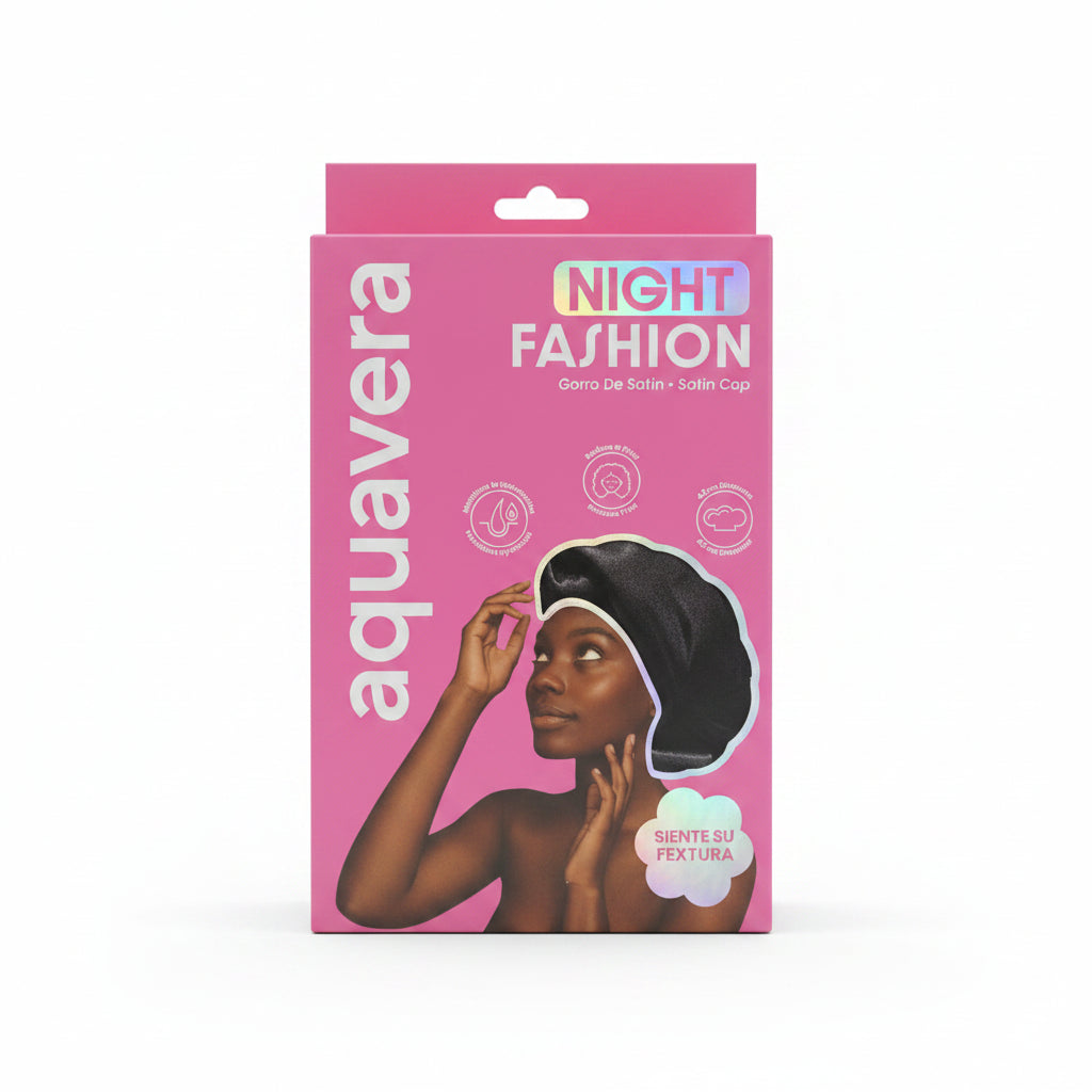 Aquavera Night Fashion Gorro De Satín 42 cm Diámetro