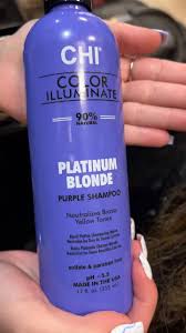 CHI Color Illuminate Platinum Blonde Purple Shampoo 355 ml