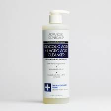 Advanced Clinicals Glycolic Acid + Lactic Acid Cleanser 347 ml (11.75 fl oz)