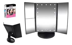 Evok® Beauty Collection Espejo de Maquillaje LED Tríptico con Pantalla Táctil