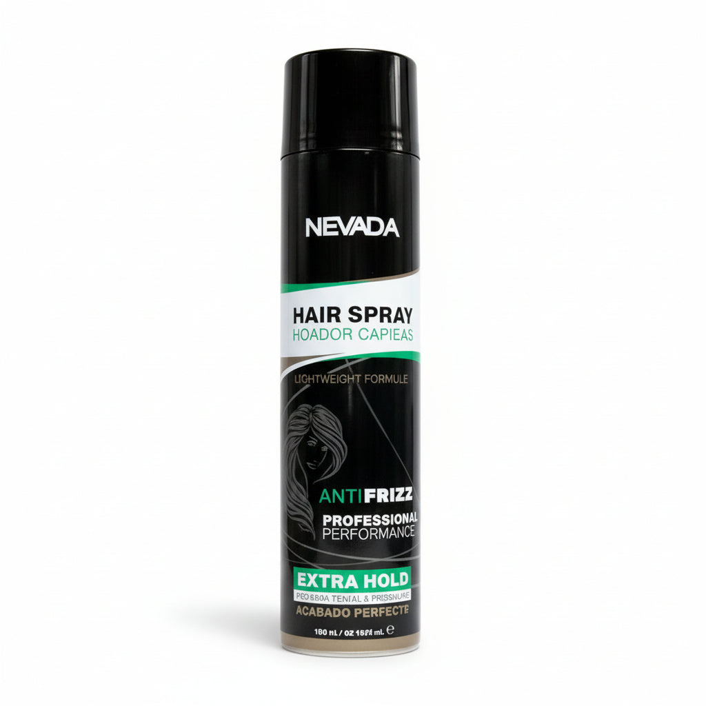 Nevada Hair Spray Fijador Capilar Extra Hold Anti-Frizz - 600 ml / 20.28 fl. oz.
