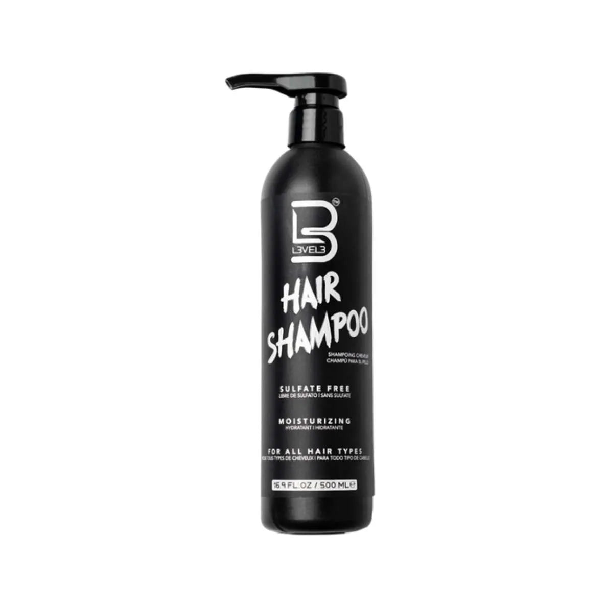 L3VEL3 Sulfate-Free Hair Shampoo 500 ml