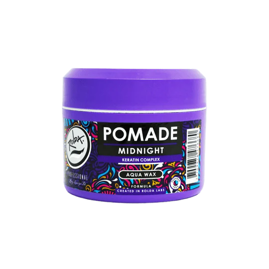 Rolda Professional Pomade Midnight Aqua Wax (Keratin Complex) - 115 g