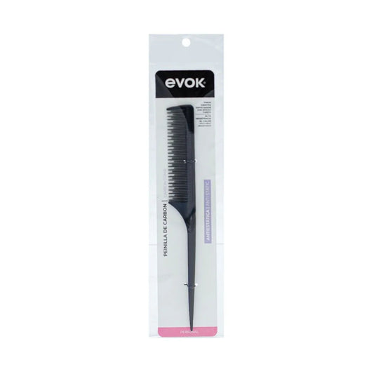 Peinilla de Carbón Antiestática EVOK Knot Free Carbon Comb