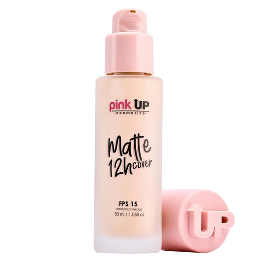 Base de Maquillaje Pink Up Matte Cover 12h 30 ml