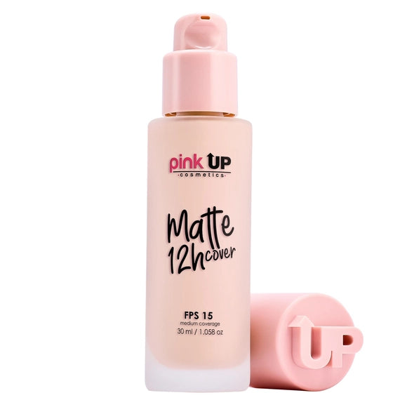 Base de Maquillaje Pink Up Matte Cover 12h 30 ml