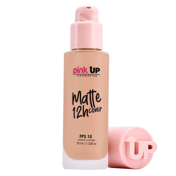 Base de Maquillaje Pink Up Matte Cover 12h 30 ml