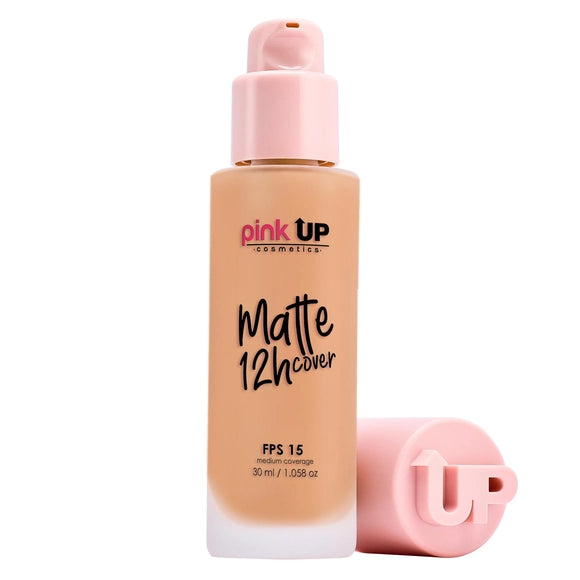 Base de Maquillaje Pink Up Matte Cover 12h 30 ml