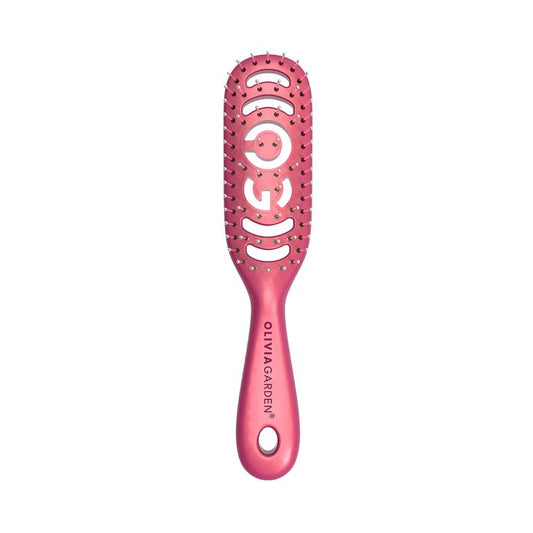 Olivia Garden Holiday Candy Mini Detangling Brush (Pink Berry)