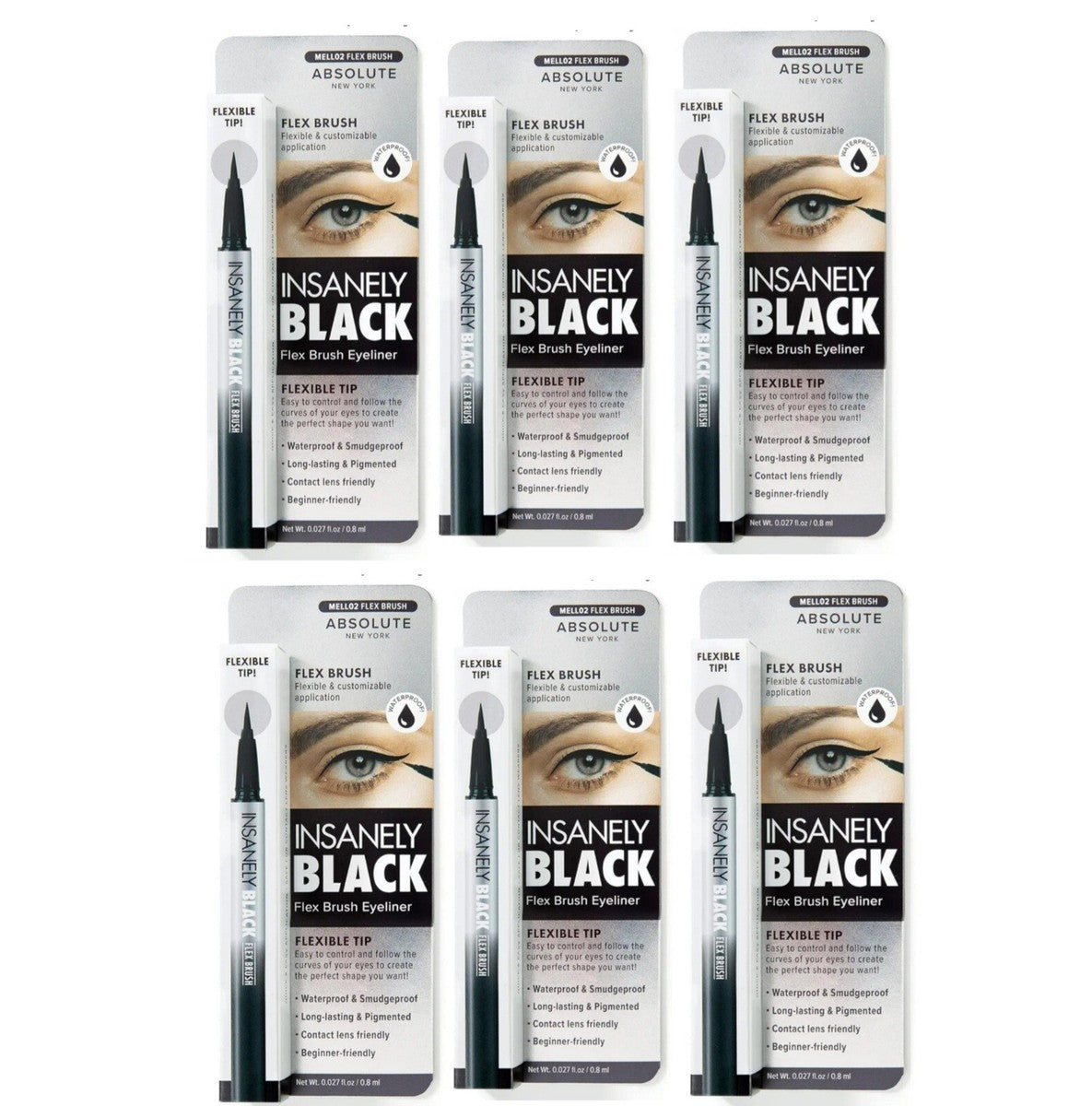 Absolute New York Insanely Black Liquid Eyeliner 0.8ml