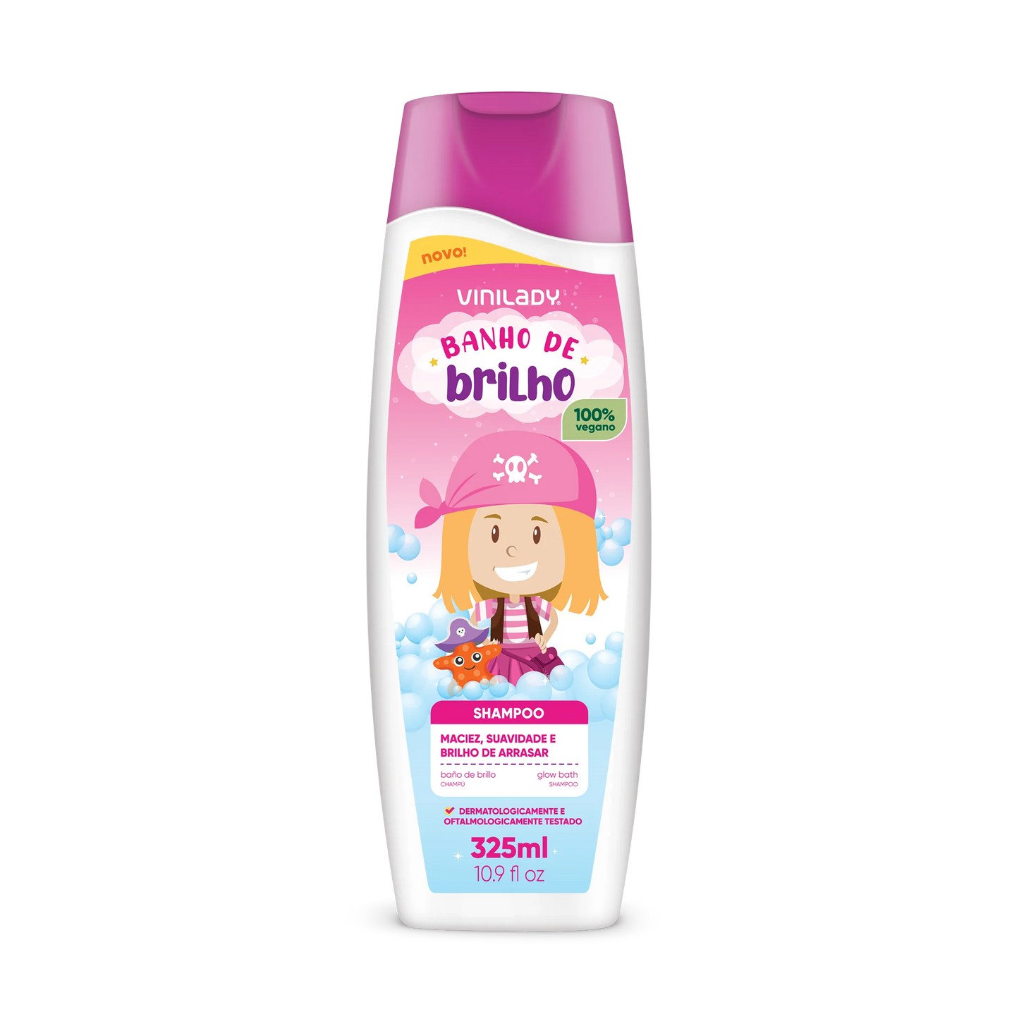 Vini Lady Kids Shampoo Banho de Brilho 325ml